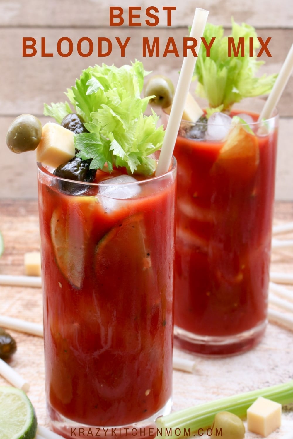 Bloody Mary mixes are very competitive but I've got the best mix you'll ever taste. You are definitely going to want to learn my secret ingredient that makes it extra zingy. via @krazykitchenmom