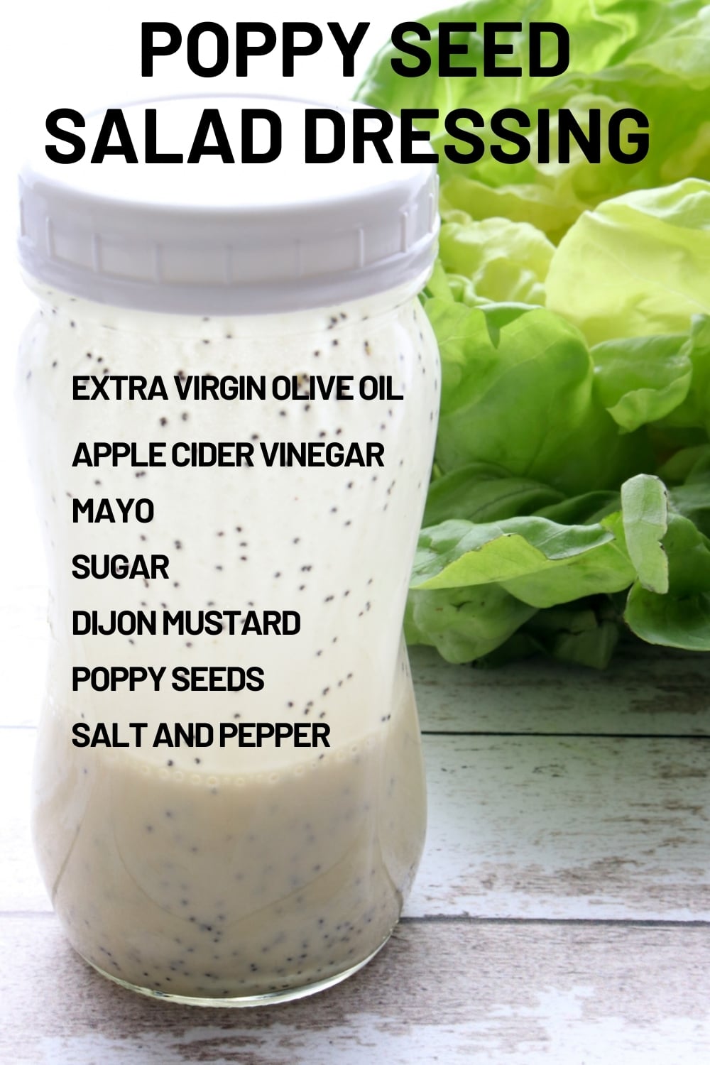 Jazz up any everyday salad with my homemade poppy seed dressing. It's the perfect balance of sweet and tangy and it's ready in minutes.  via @krazykitchenmom