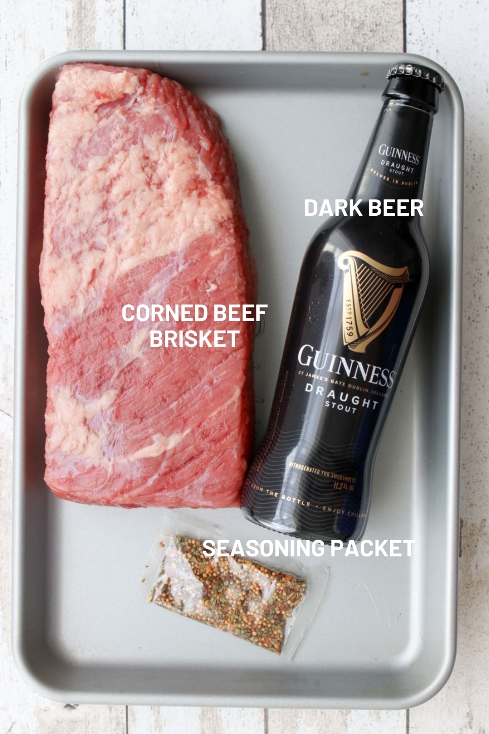 INGREDIENTS TO MAKE CORNED BEEF BRISKET