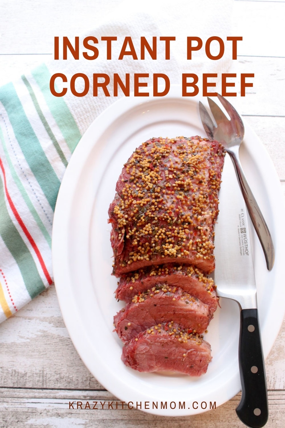 Dive into the world of flavor-packed convenience with our tender mouthwatering pressure cooker corned beef recipe. via @krazykitchenmom