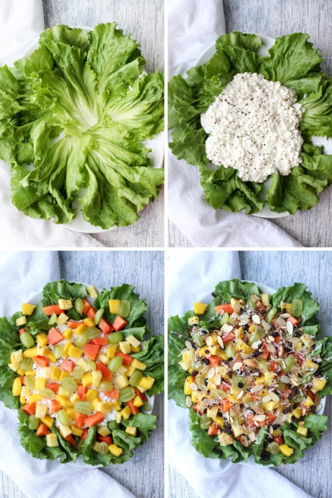 Tropical Cottage Cheese Fruit Salad Krazy Kitchen Mom