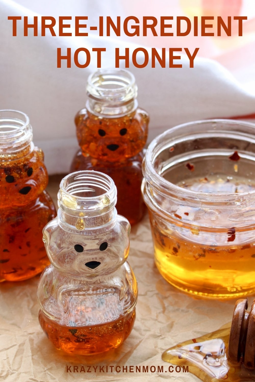 Hot honey is all the rage right now. One bite and you will know why. It's sweet and a little spicy. I promise this is your new "go-to" condiment.  via @krazykitchenmom