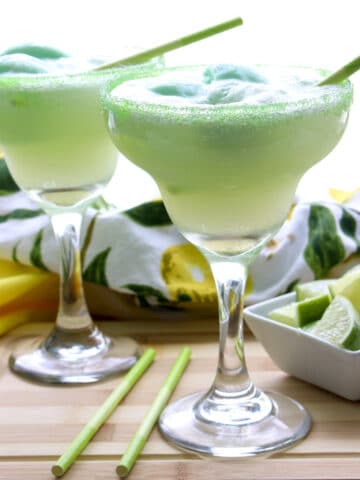 two margarita floats