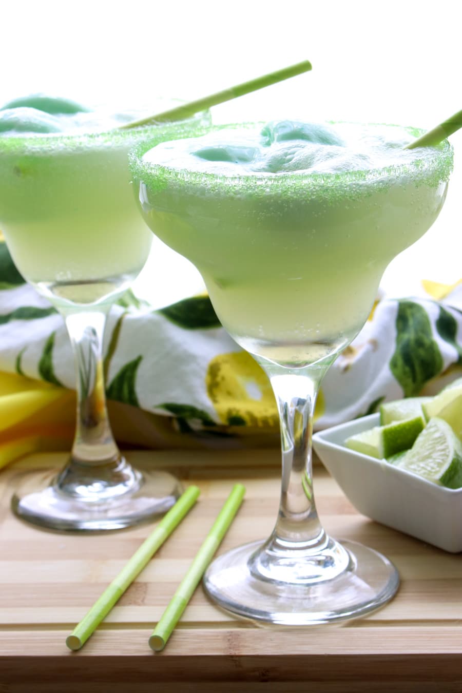 two margarita floats