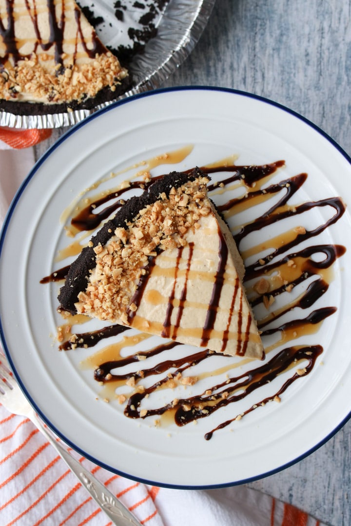 slice of peanut butter pie