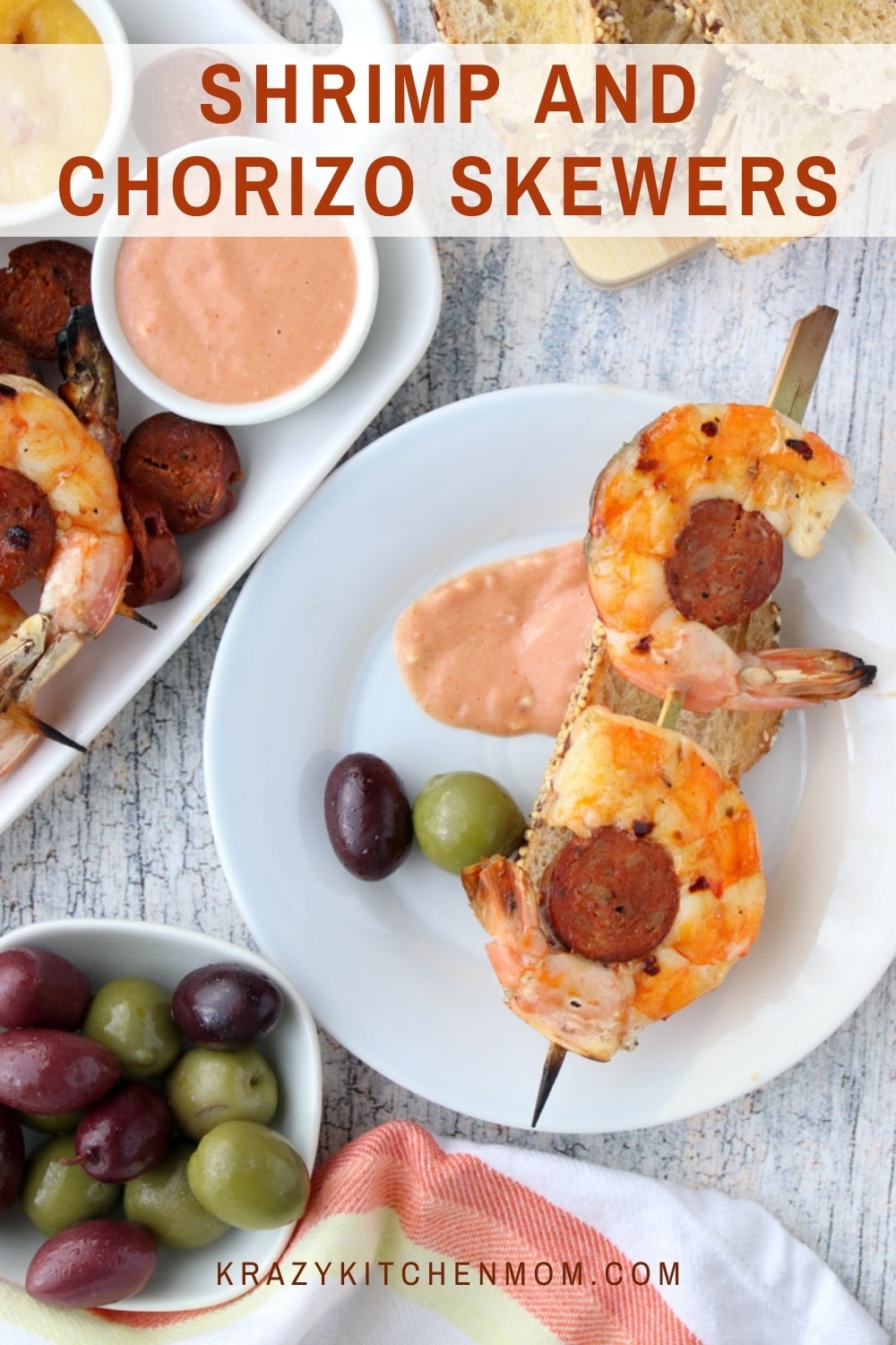 These skewers are super easy and super tasty. They are one of our summer grilling favorite recipes. via @krazykitchenmom