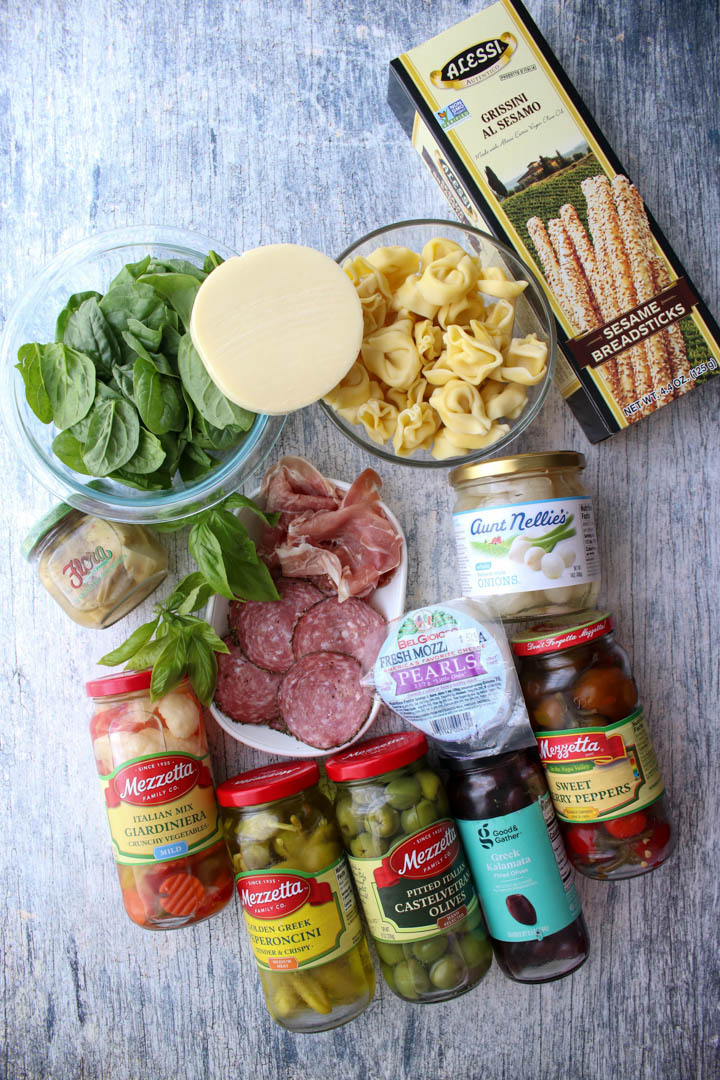 Antipasto salad ingredients