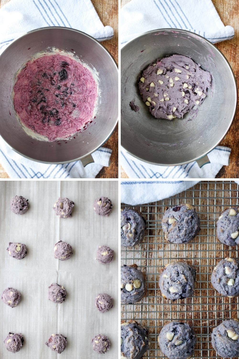 how to make blueberry cookies