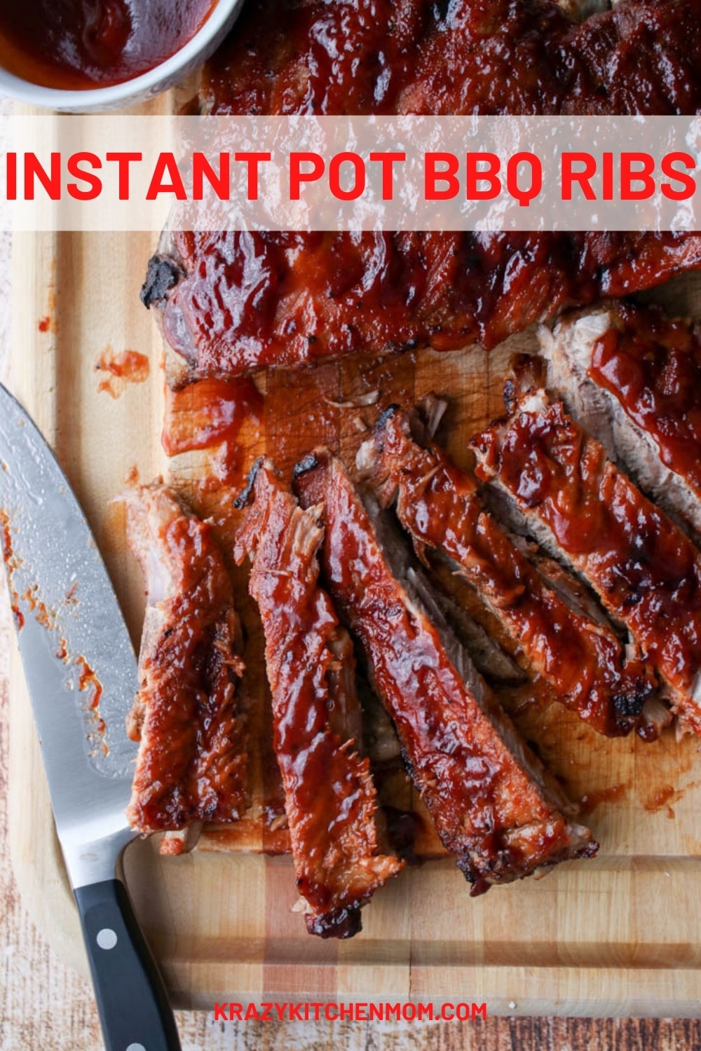 Tender, juicy, fall-off-the-bone, finger-licking ribs in less than 30 minutes made in a pressure cooker. Perfect for any weeknight dinner. via @krazykitchenmom