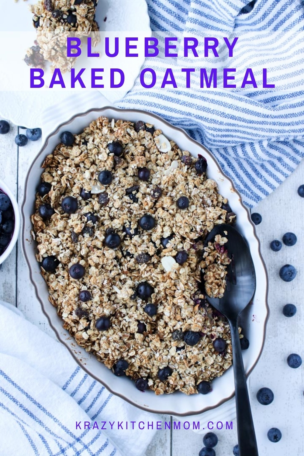 All of the warm flavors and comfort of a hot bowl of oatmeal baked to perfection. Easy preparation and easy cleanup.  via @krazykitchenmom