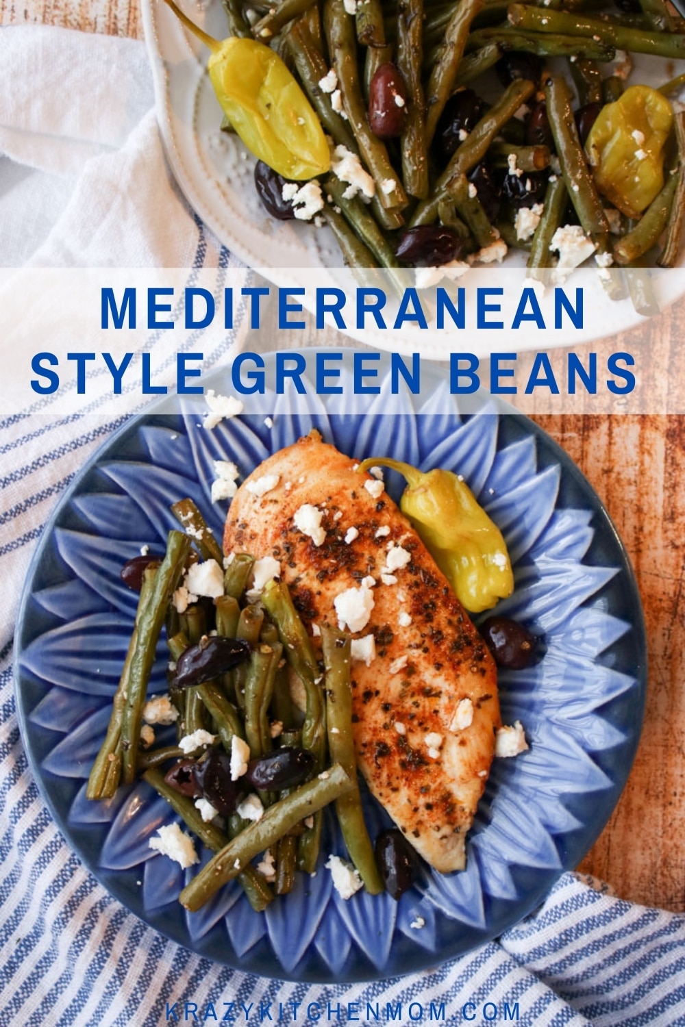 Transform the humble green bean into a gourmet dish by roasting them with oil olive, olives, oregano, and pepperoncini peppers. via @krazykitchenmom