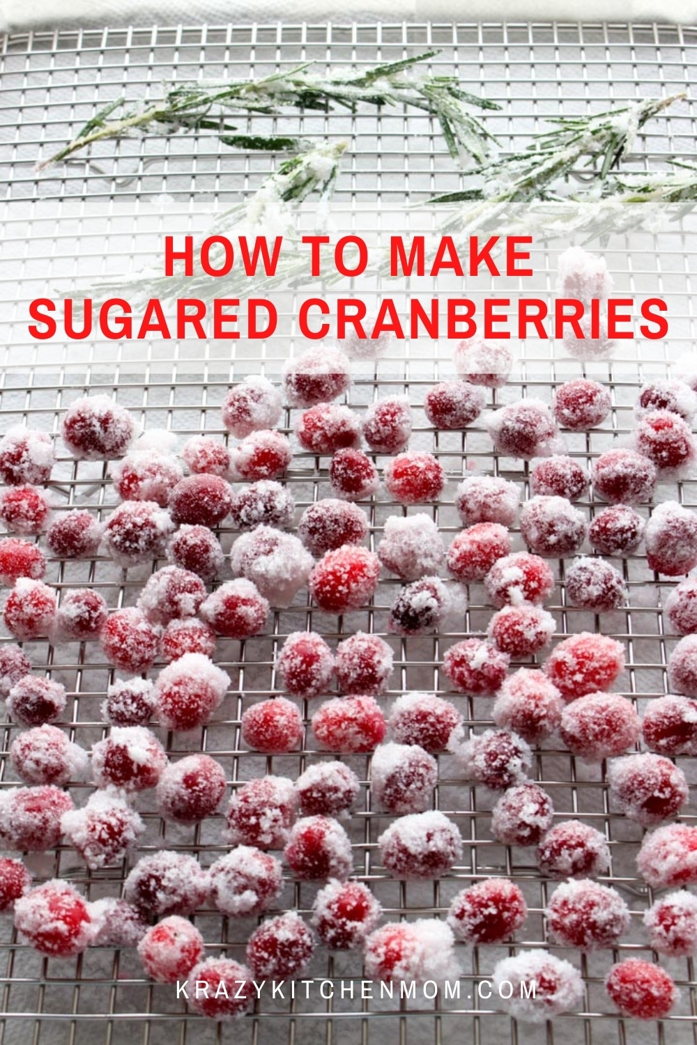 t sugar cranberries are the perfect little snack, a cocktail garnish, and even the filling for your favorite holiday bread.  via @krazykitchenmom