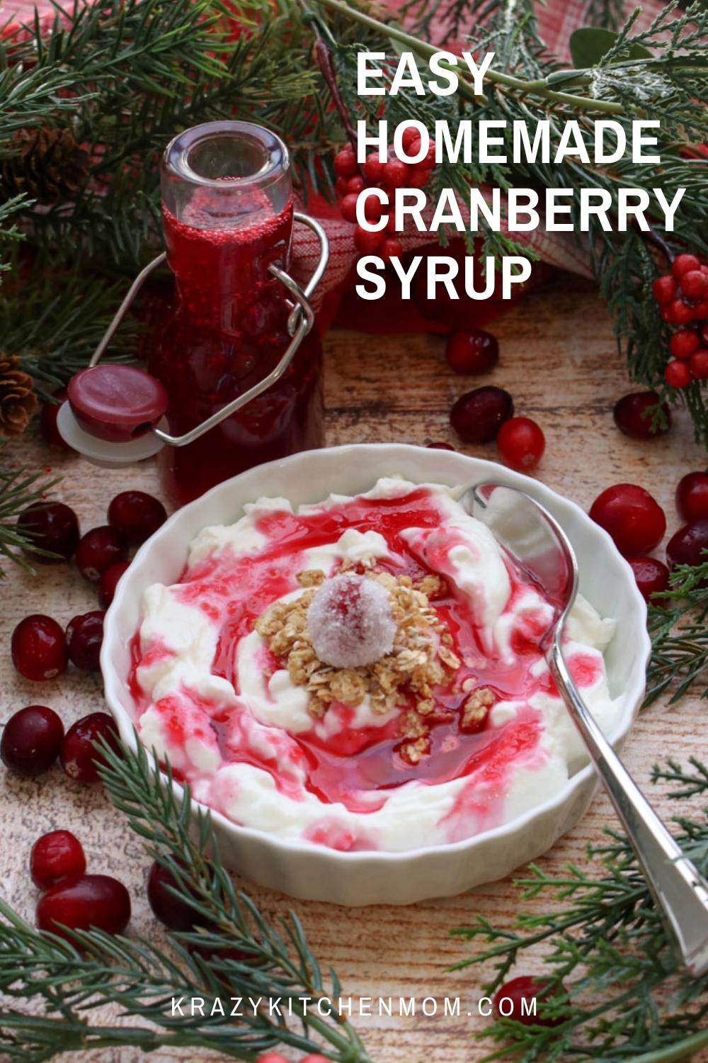 If you can boil water, you can make luscious homemade cranberry syrup and cranberry jam.  via @krazykitchenmom