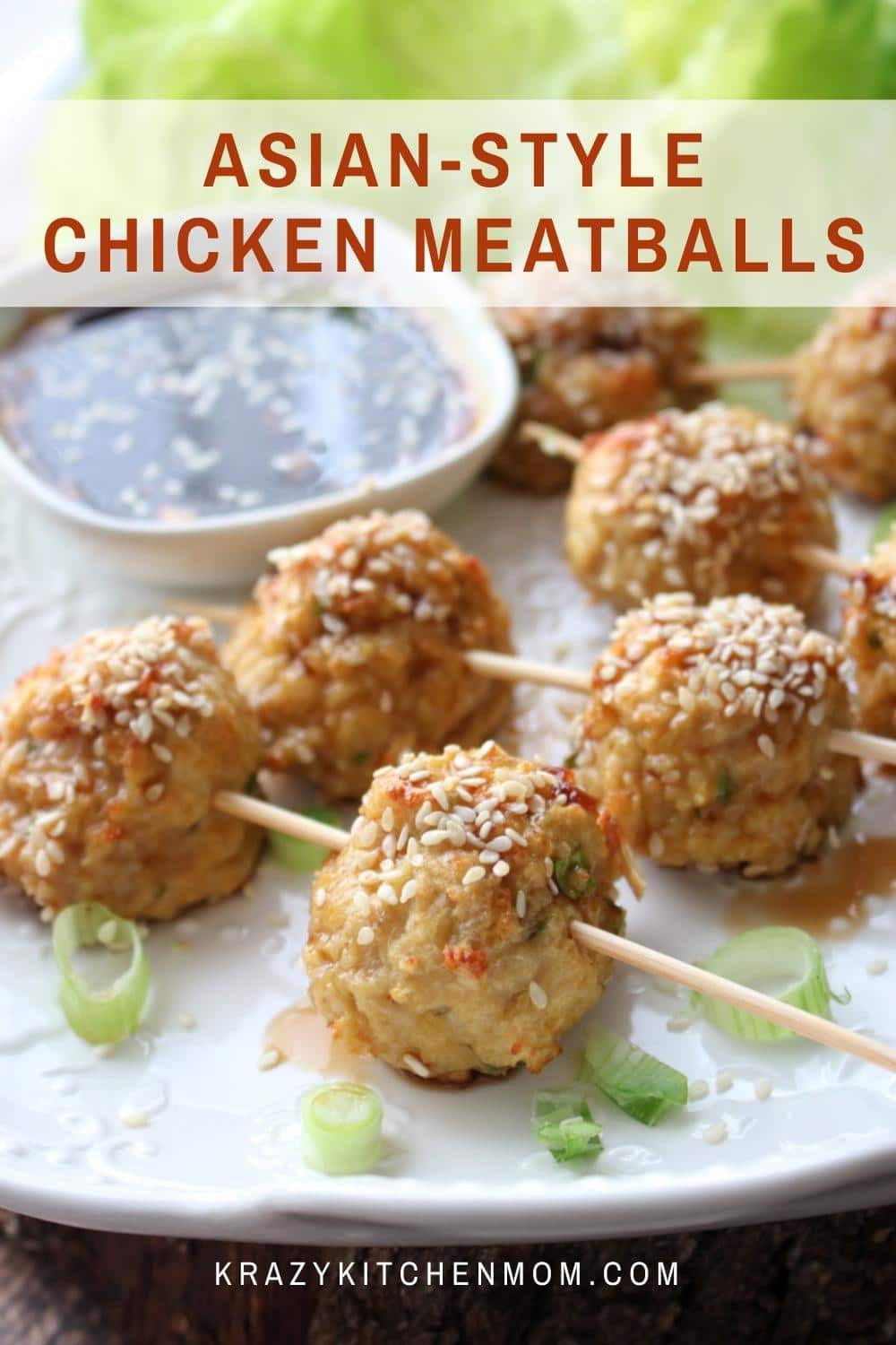 Sweet-tangy healthy  meatballs made with ground chicken. They are great for a quick easy weeknight dinner or as an easy appetizer. via @krazykitchenmom