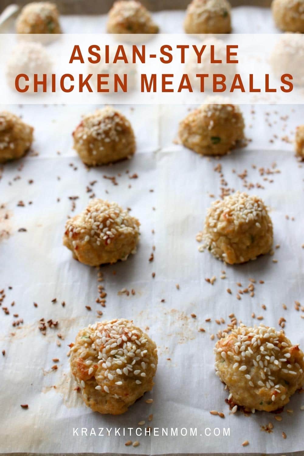 Sweet-tangy healthy  meatballs made with ground chicken. They are great for a quick easy weeknight dinner or as an easy appetizer. via @krazykitchenmom