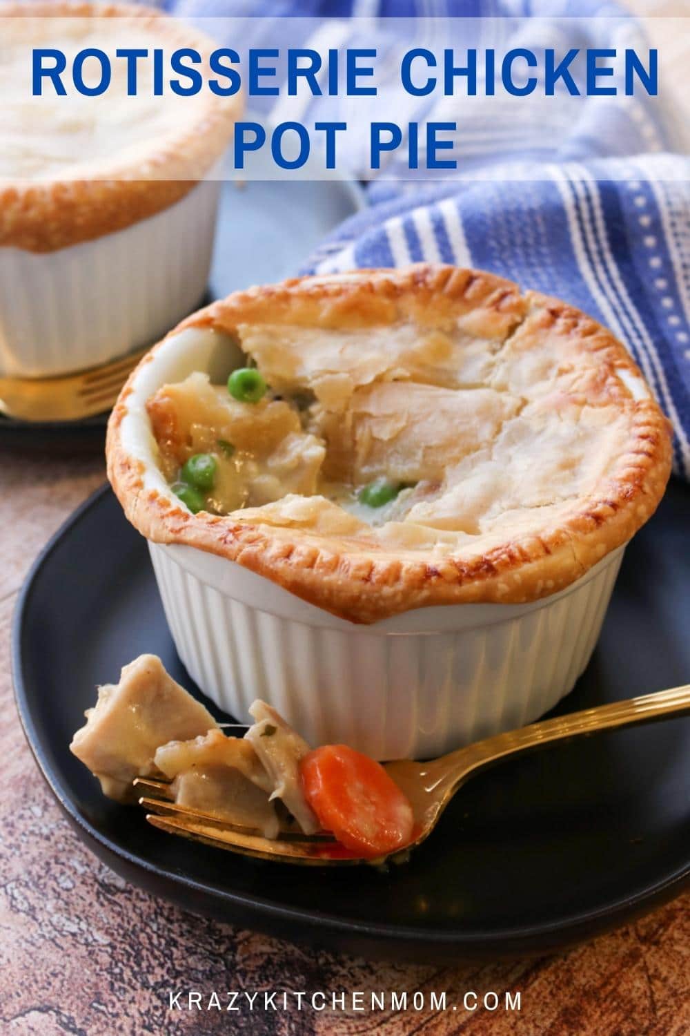 There's nothing more comforting than a steaming hot serving of homemade chicken pot pie right from the oven. via @krazykitchenmom