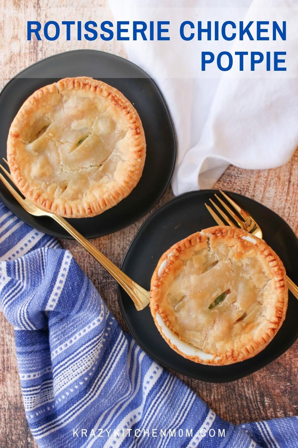 There's nothing more comforting than a steaming hot serving of homemade chicken pot pie right from the oven. via @krazykitchenmom