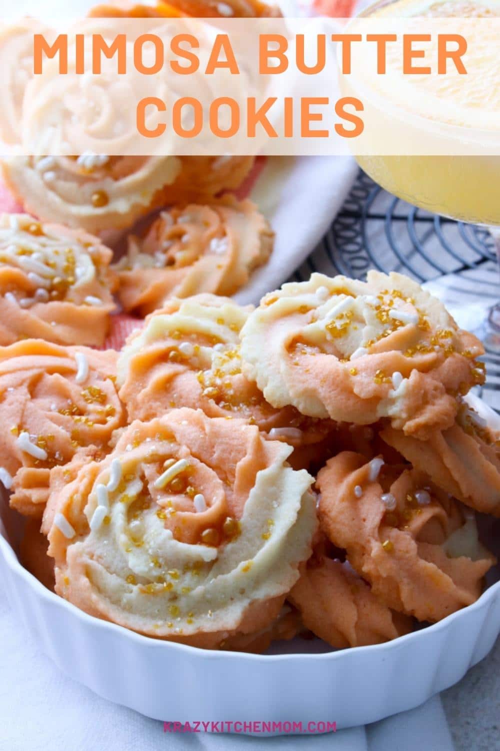 ies with a hint of orange flavor. Pipe the cookies with a piping tip or cookie press or use a cookie scoop. via @krazykitchenmom