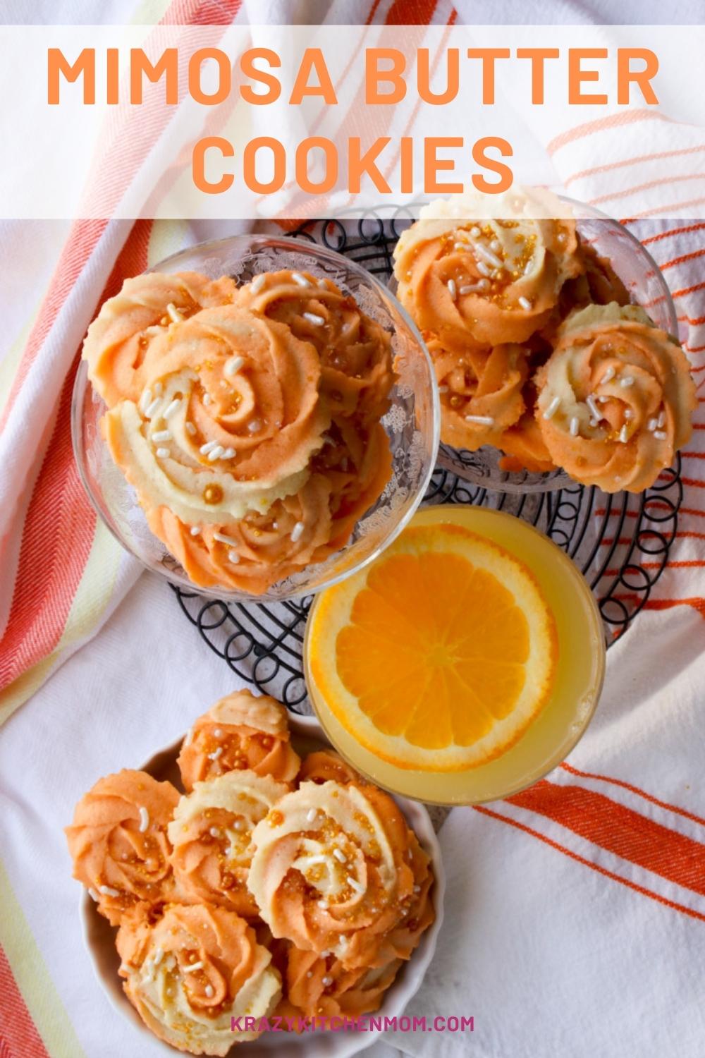 ies with a hint of orange flavor. Pipe the cookies with a piping tip or cookie press or use a cookie scoop. via @krazykitchenmom