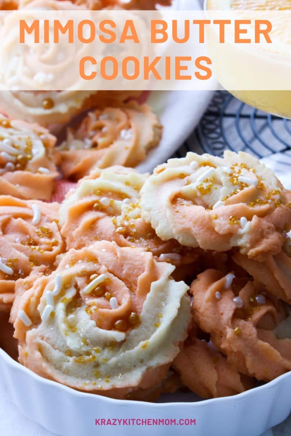 ies with a hint of orange flavor. Pipe the cookies with a piping tip or cookie press or use a cookie scoop. via @krazykitchenmom