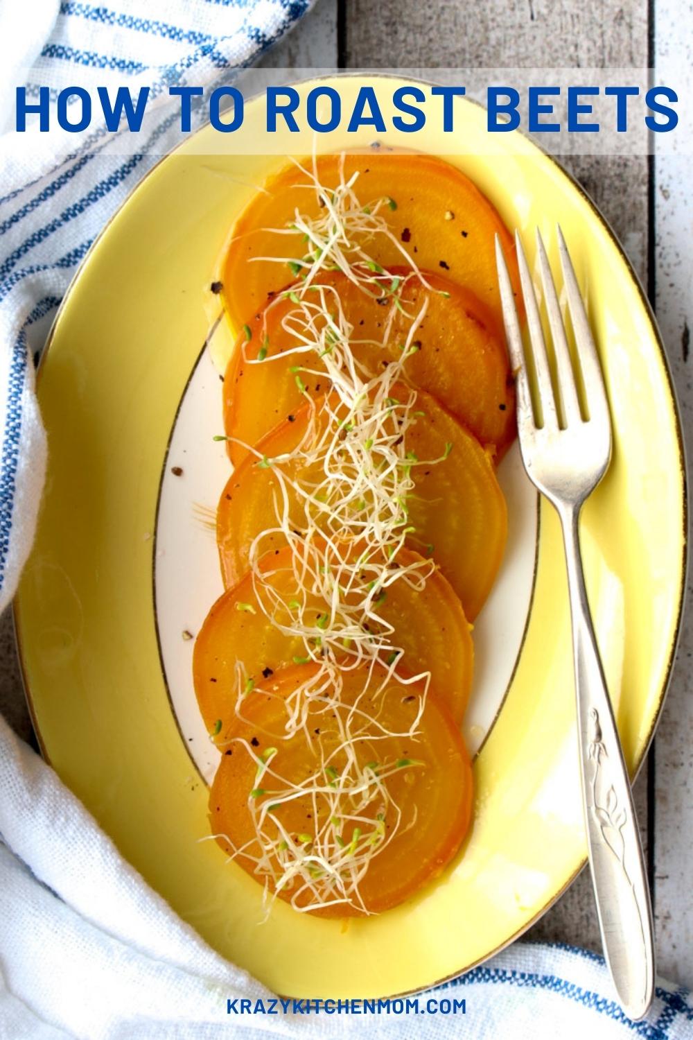 This is an easy, no-fail way to make deliciously tender, silky-textured, earthy, sweet-tasting roasted beets. via @krazykitchenmom