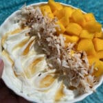 Mango coconut yogurt