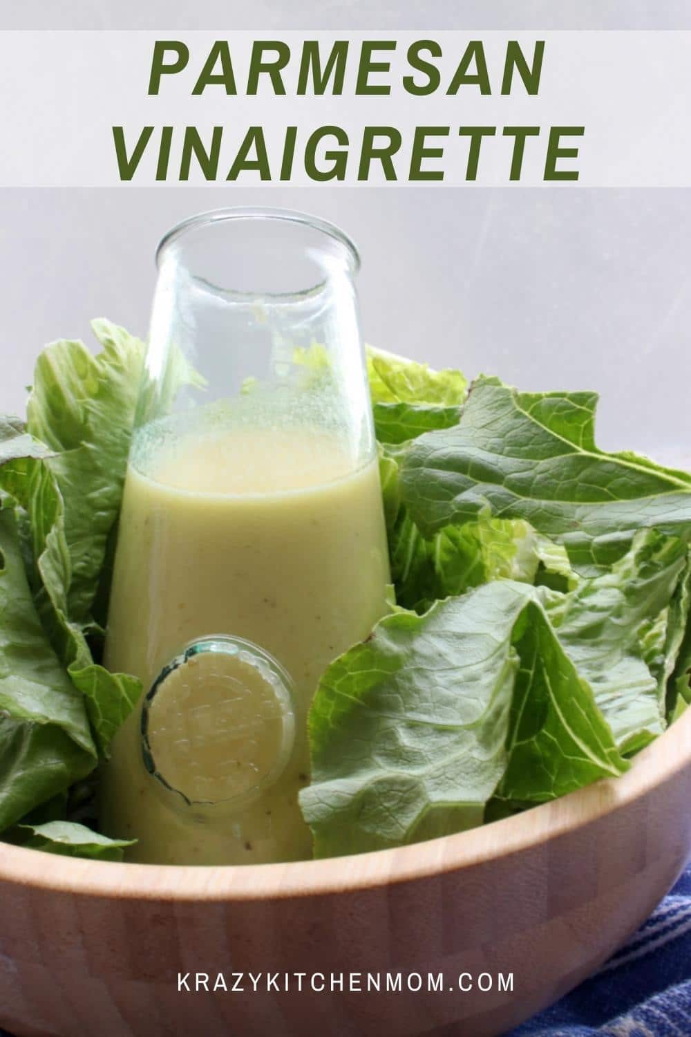 This Parmesan Vinaigrette has become our family's new favorite go-to salad dressings for lettuce salads and pasta salads. via @krazykitchenmom
