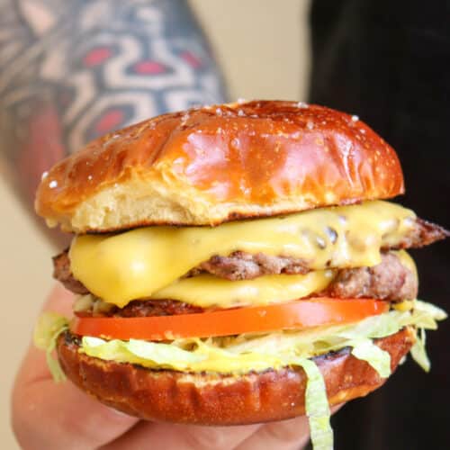 Ultra crispy double smash burger, Recipe