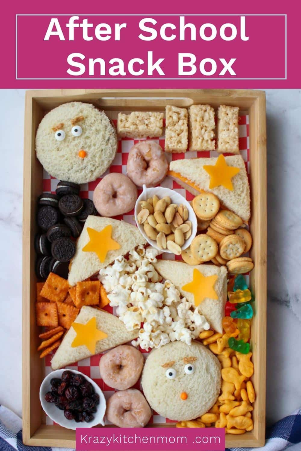 After-school snacks don’t have to be boring. Give your kids something to look forward to. Customize it so there is something for everyone. via @krazykitchenmom