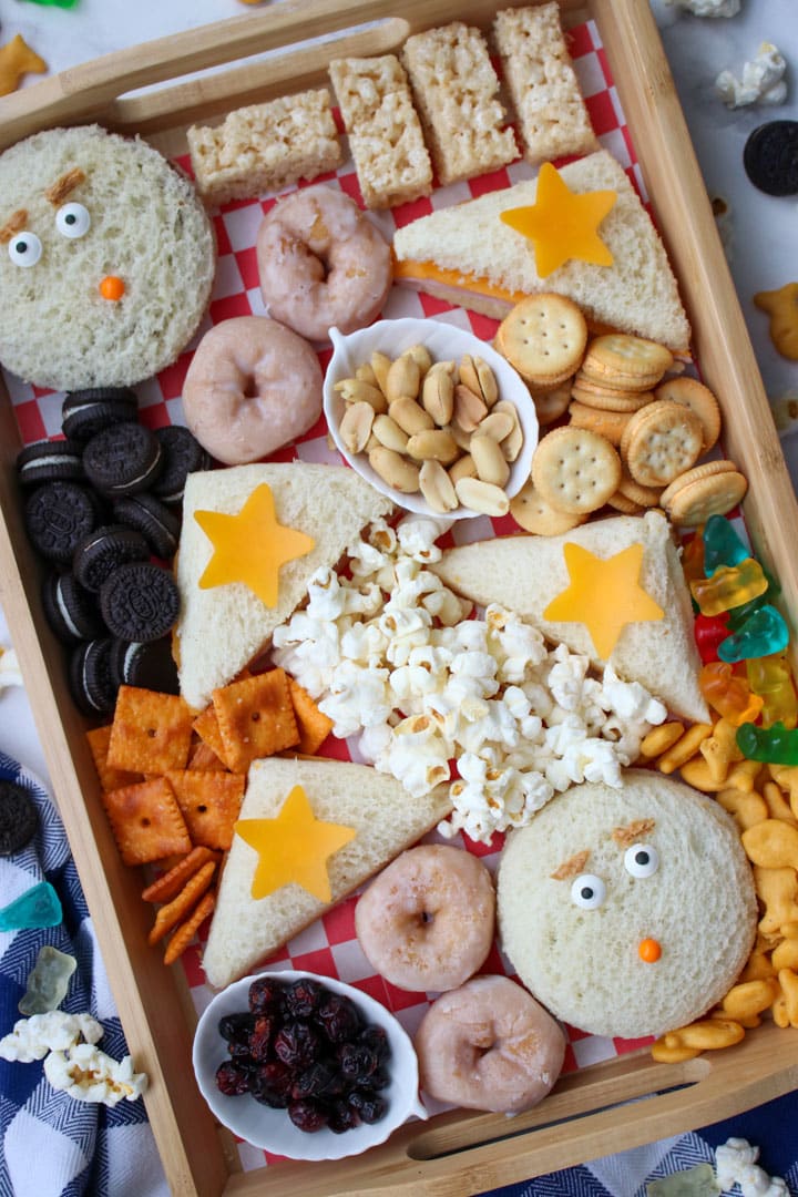 kids snack board