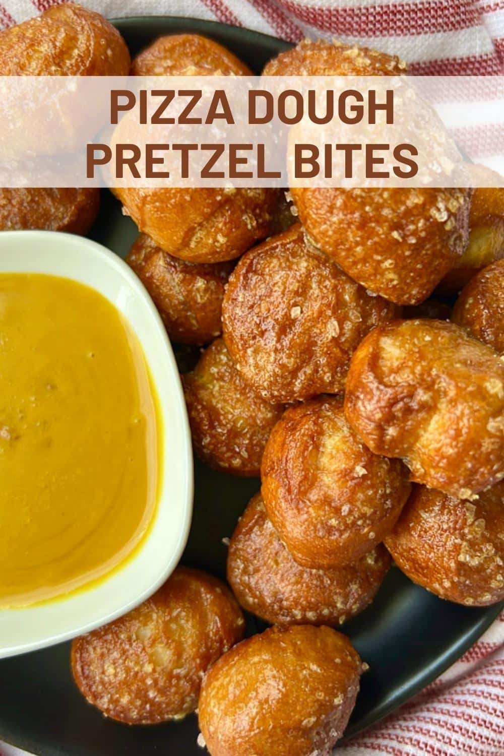 These little pretzel bites are made from store-bought pizza dough. They are salty, buttery, and chewy. We love them as an afternoon snack. via @krazykitchenmom