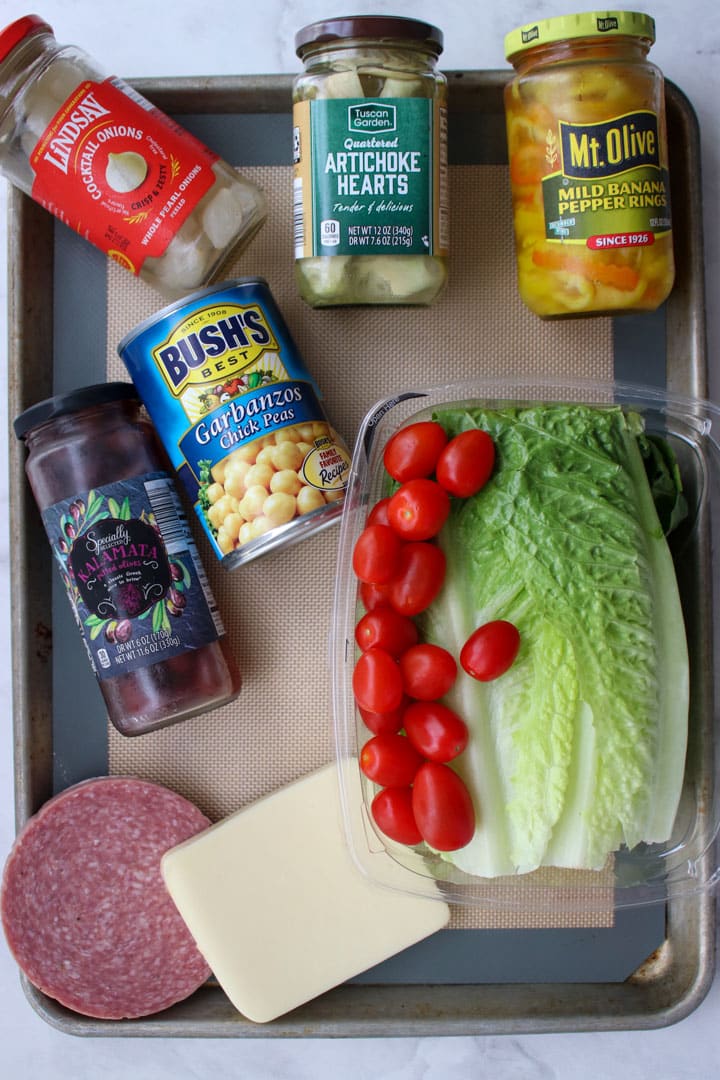 ingredients to make Italian chopped salad