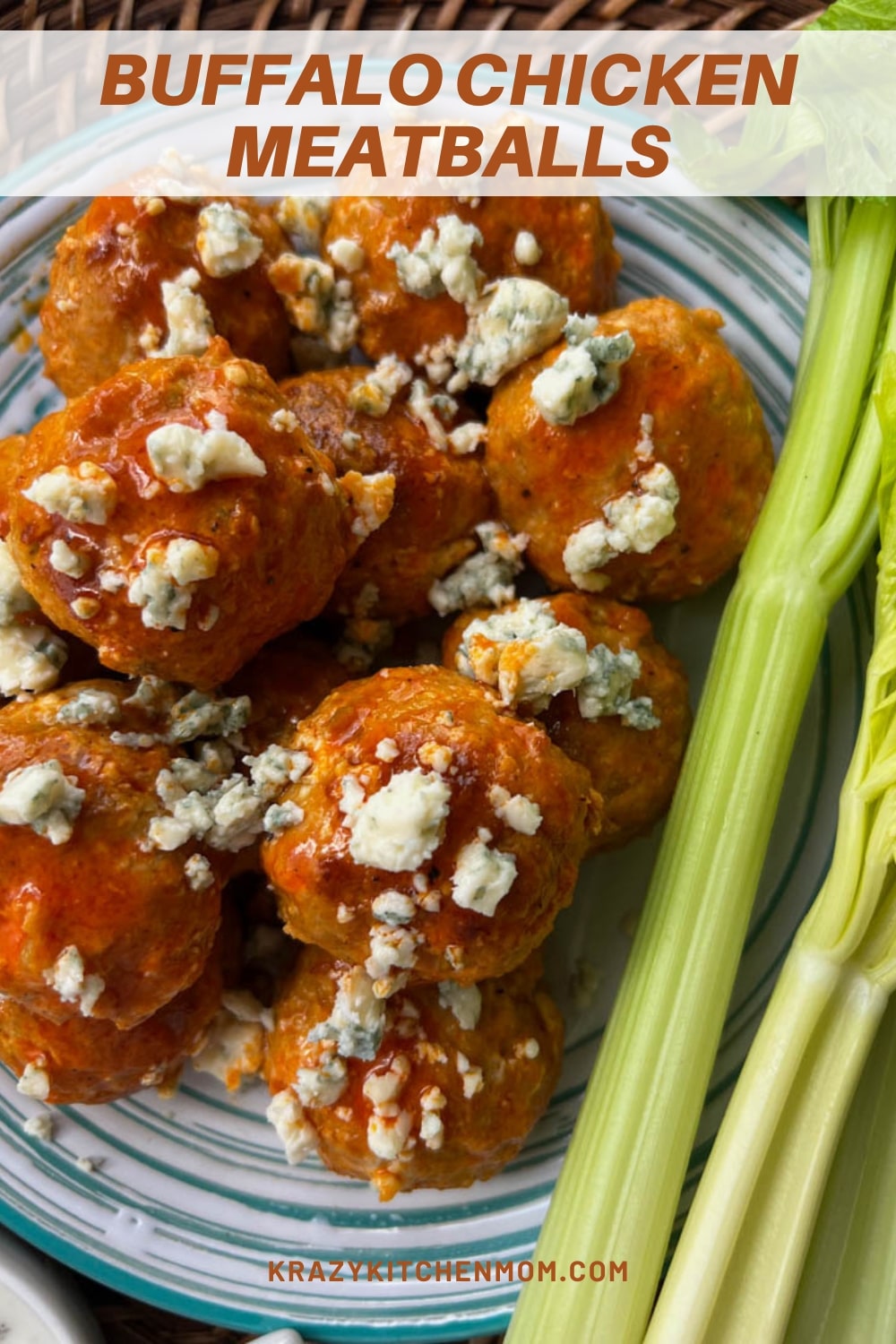 Buffalo chicken meatballs are a zesty, crowd-pleasing way to add a kick of flavor to any dish! With their tangy, spicy sauce, these bite-sized treats are sure to satisfy your cravings. via @krazykitchenmom