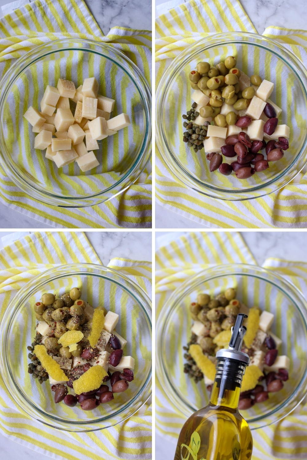 steps to make marinate manchego and olives