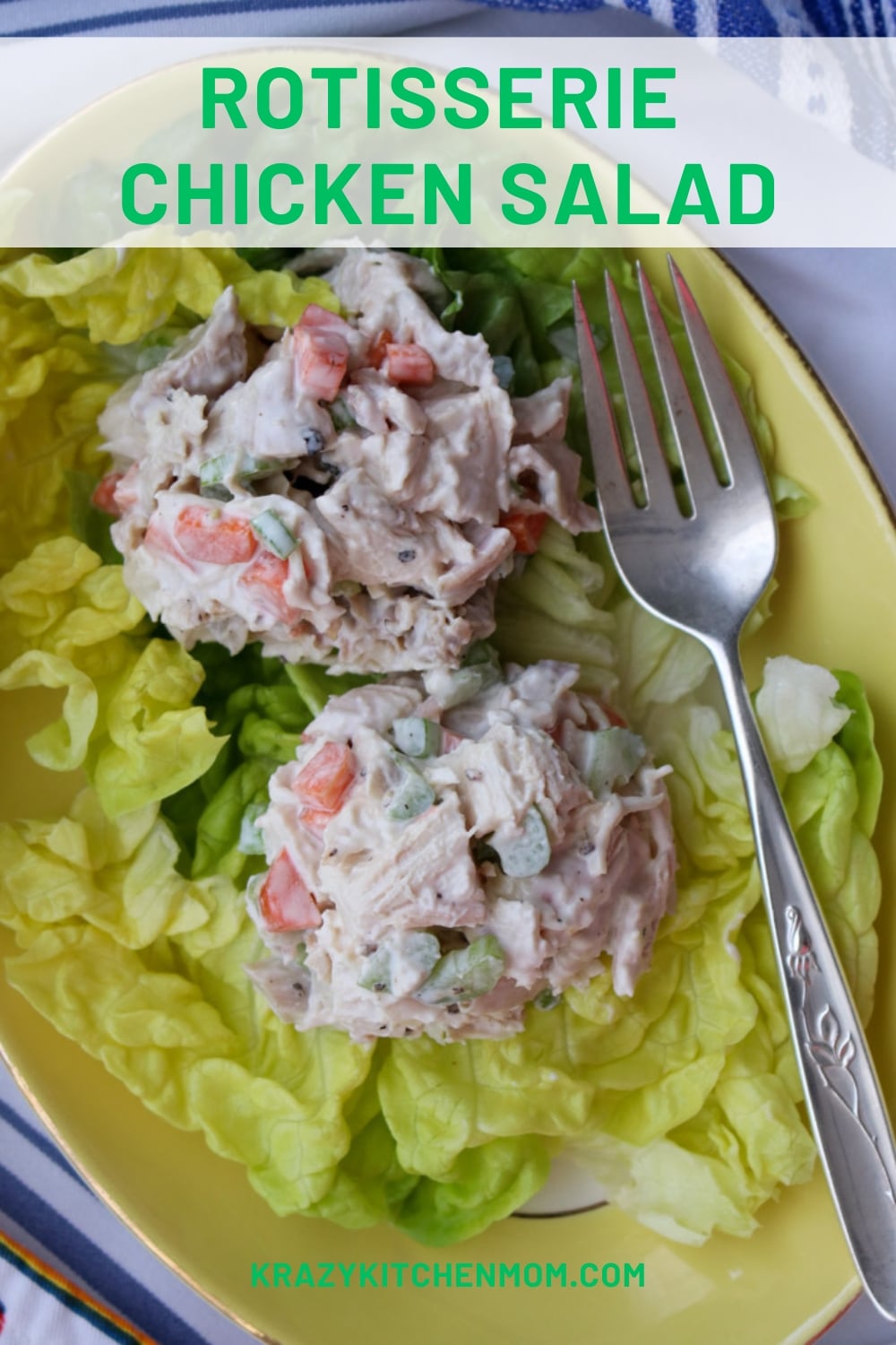 Whether you're hosting a backyard party, looking for a light lunch, or want to serve something special for dinner, rotisserie chicken salad is the perfect choice. via @krazykitchenmom