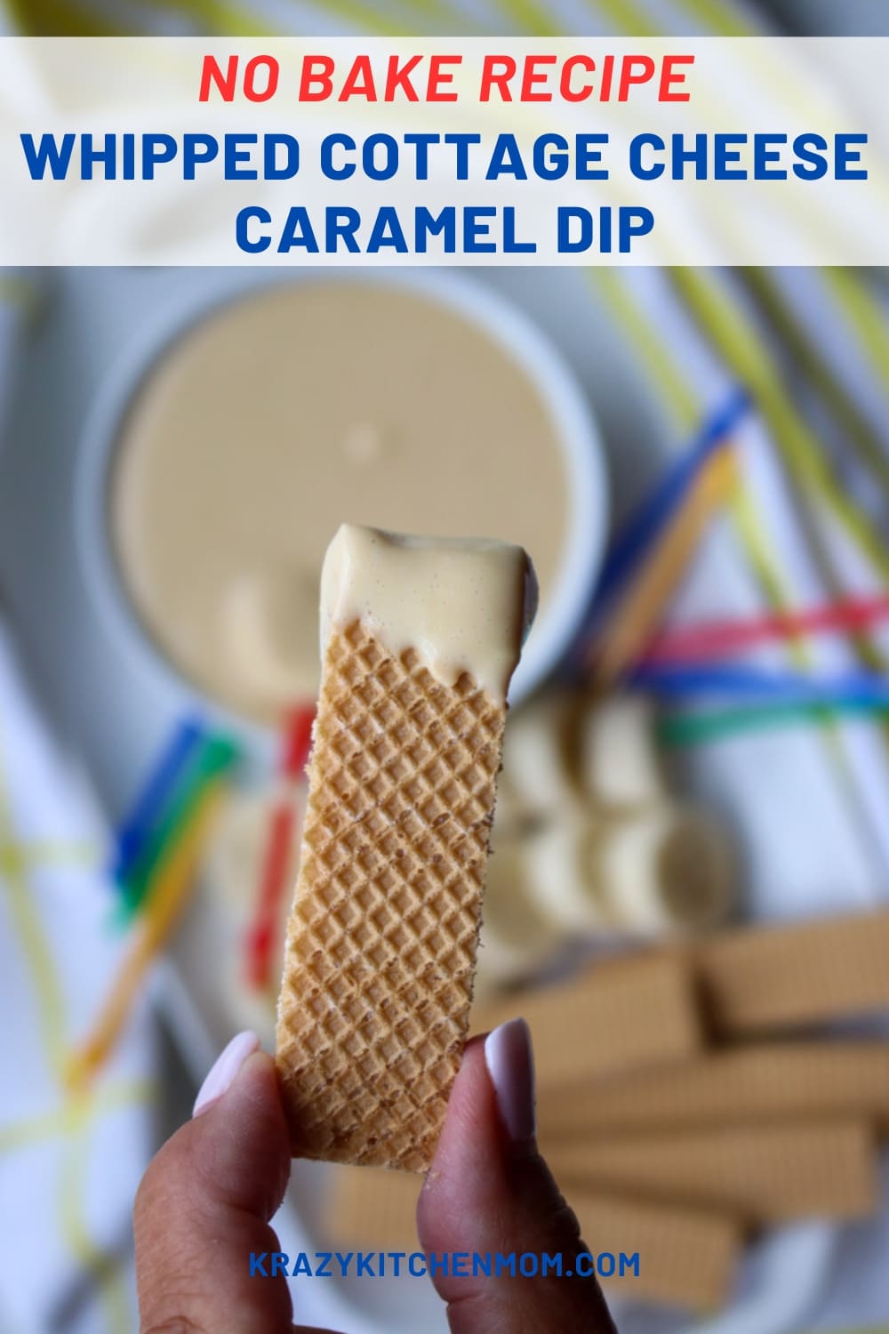 Craving something sweet but don't want to derail your diet? Try this irresistible Whipped Cottage Cheese Caramel Dip. via @krazykitchenmom