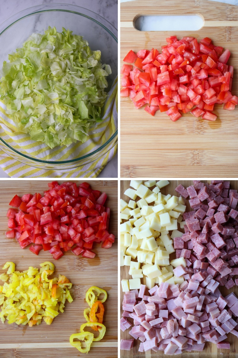 How to make grinder chopped salad