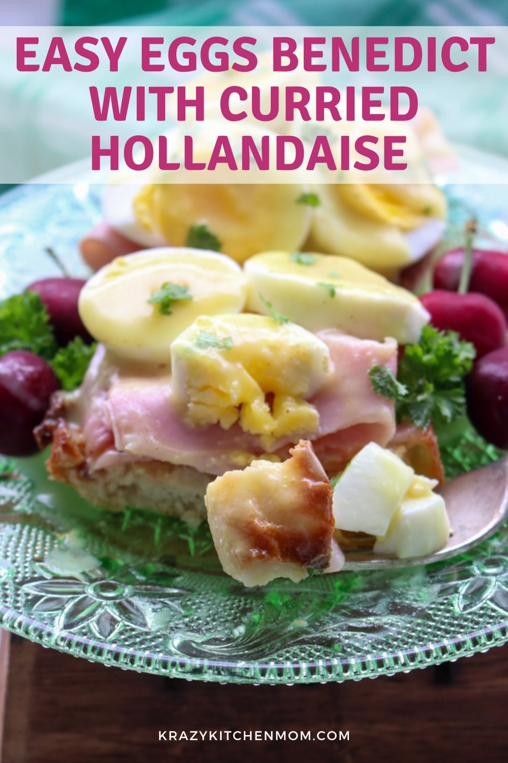 Enjoy an easy breakfast recipe with a twist – make Eggs Benedict with a delicious Curried Hollandaise sauce. Ready in under 30 minutes. via @krazykitchenmom