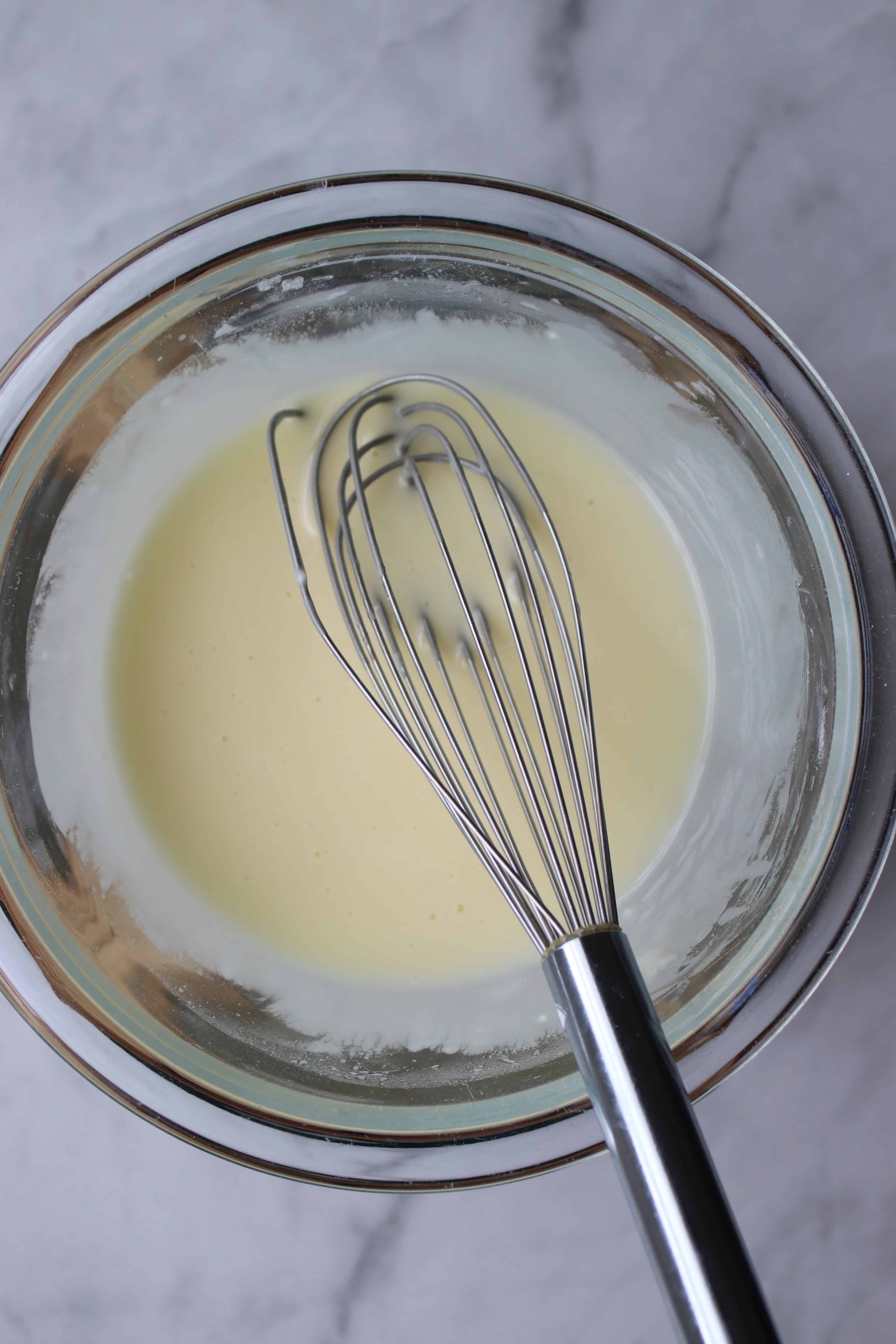 orange glaze in a bowl