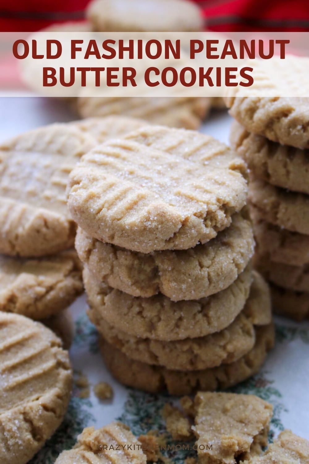 This foolproof recipe makes delicious, easy, and comforting old-fashioned peanut butter cookies. Golden brown on the outside and soft and chewy inside. via @krazykitchenmom