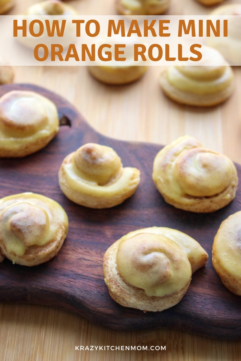 These mini rolls have all the flavors and convenience of refrigerator rolls in a fun little bite-sized treat. Your friends and family will love them.  via @krazykitchenmom