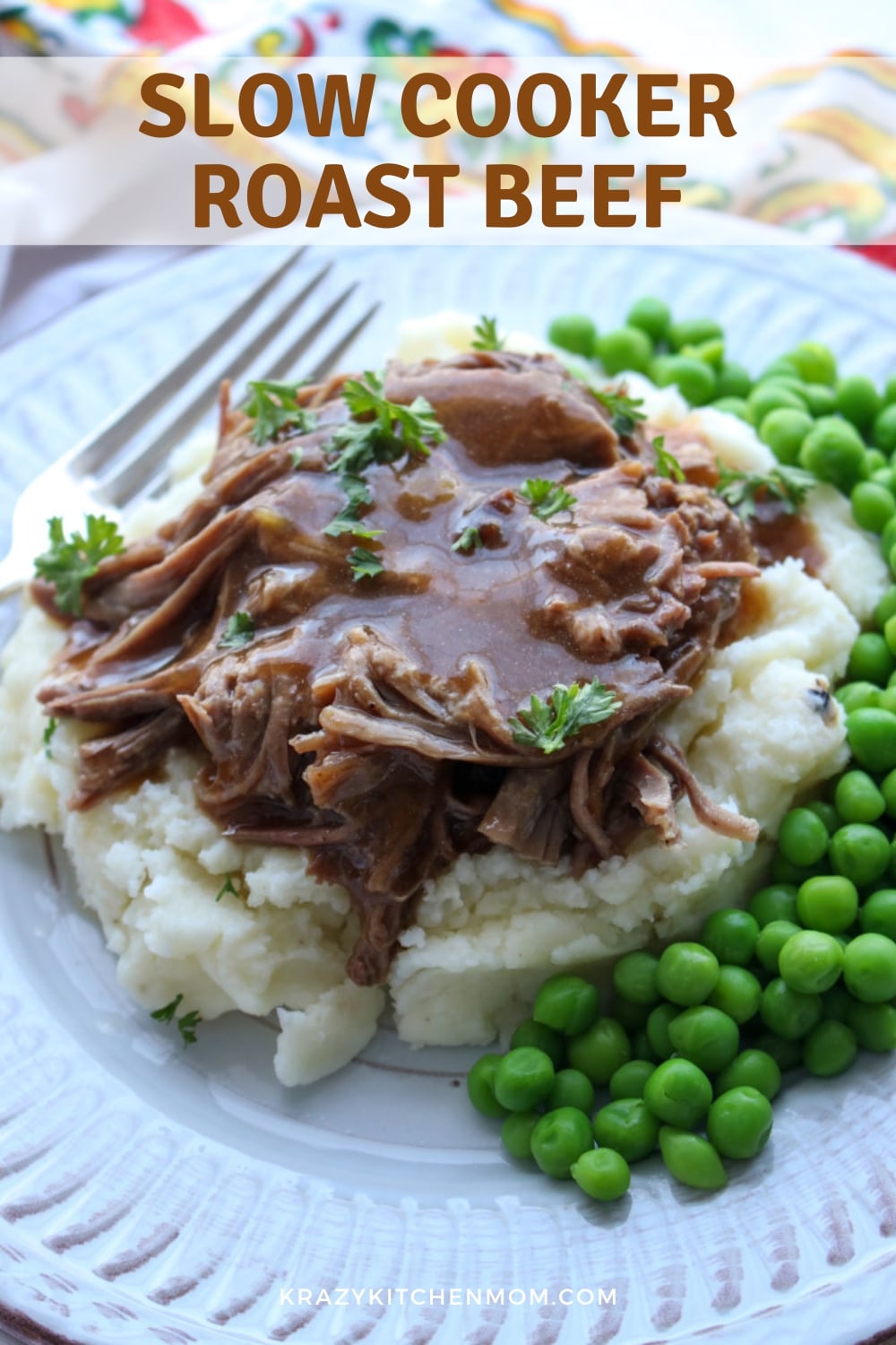 Get ready for a mouth-watering dish! This slow cooker beef roast is the easiest and most delicious way to make a delicious dinner. via @krazykitchenmom