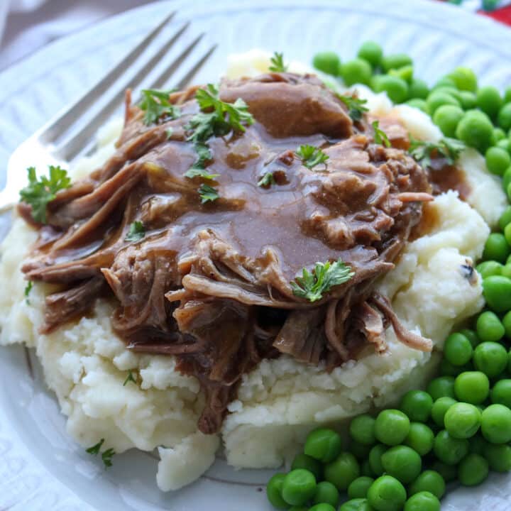 Slow Cooker Roast Beef - Krazy Kitchen Mom