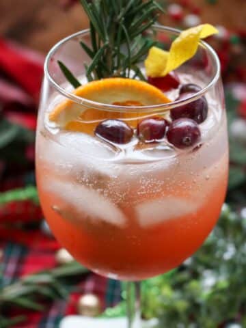 Winter Aperol Spritz