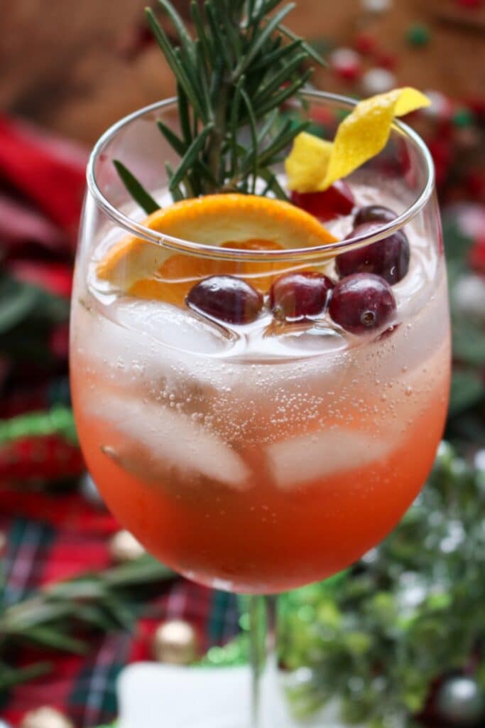 Winter Aperol Spritz - Krazy Kitchen Mom