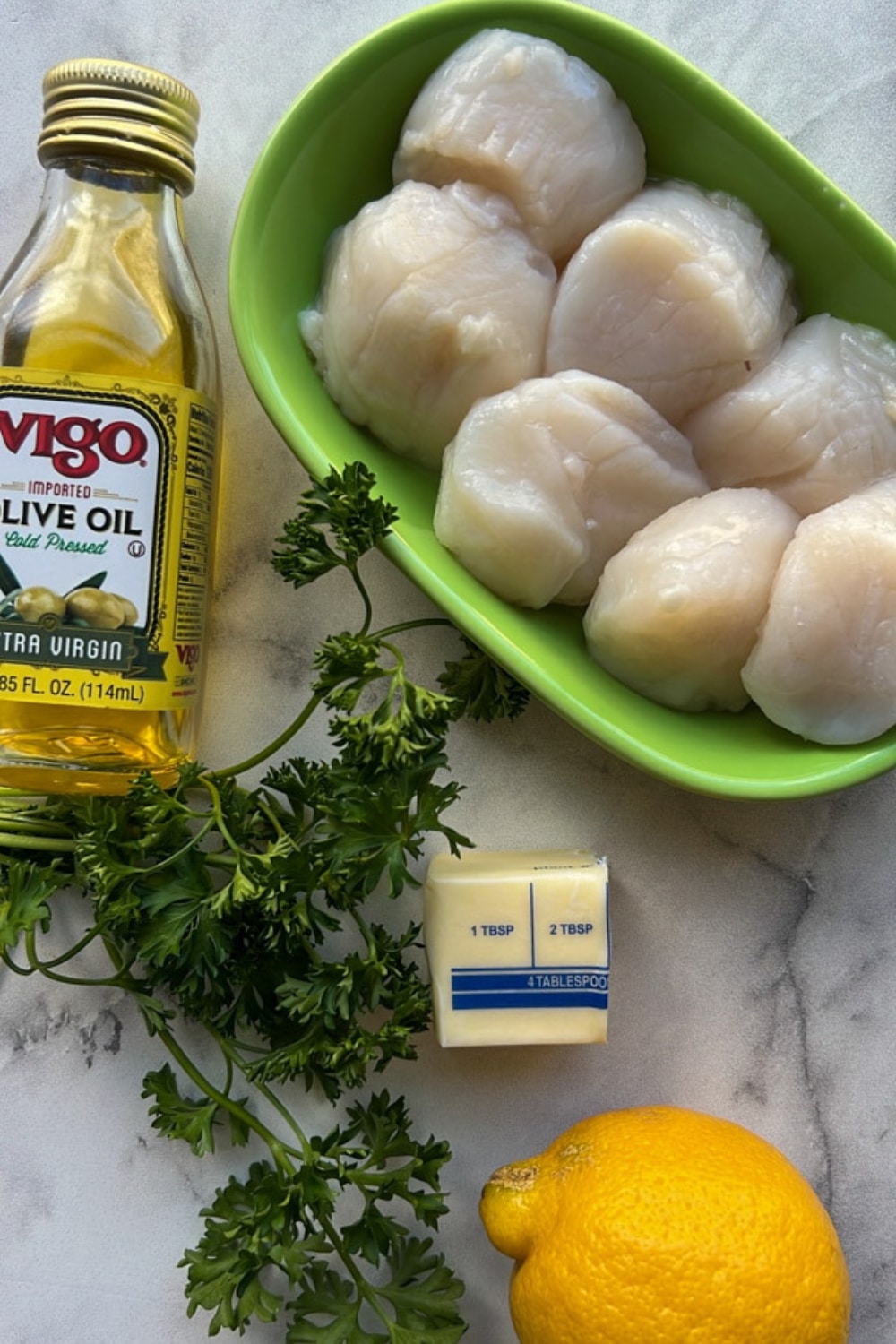 INGREDIENT TO MAKE LEMON BUTTER SCALLOPS 