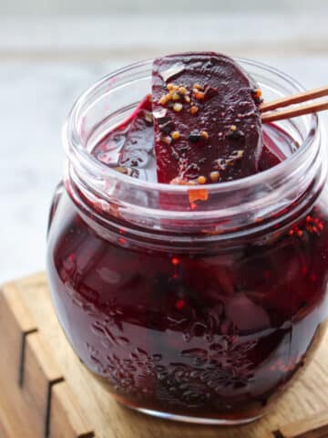 jar of beets