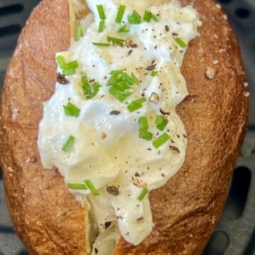 BAKED POTATO IN A DISH