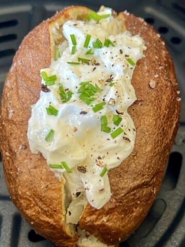 BAKED POTATO IN A DISH