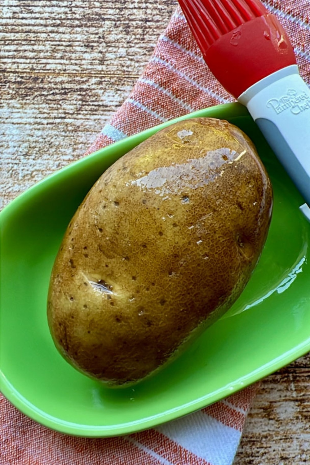 BAKED POTATO IN A DISH